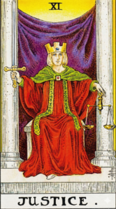 la giustizia carta dei tarocchi