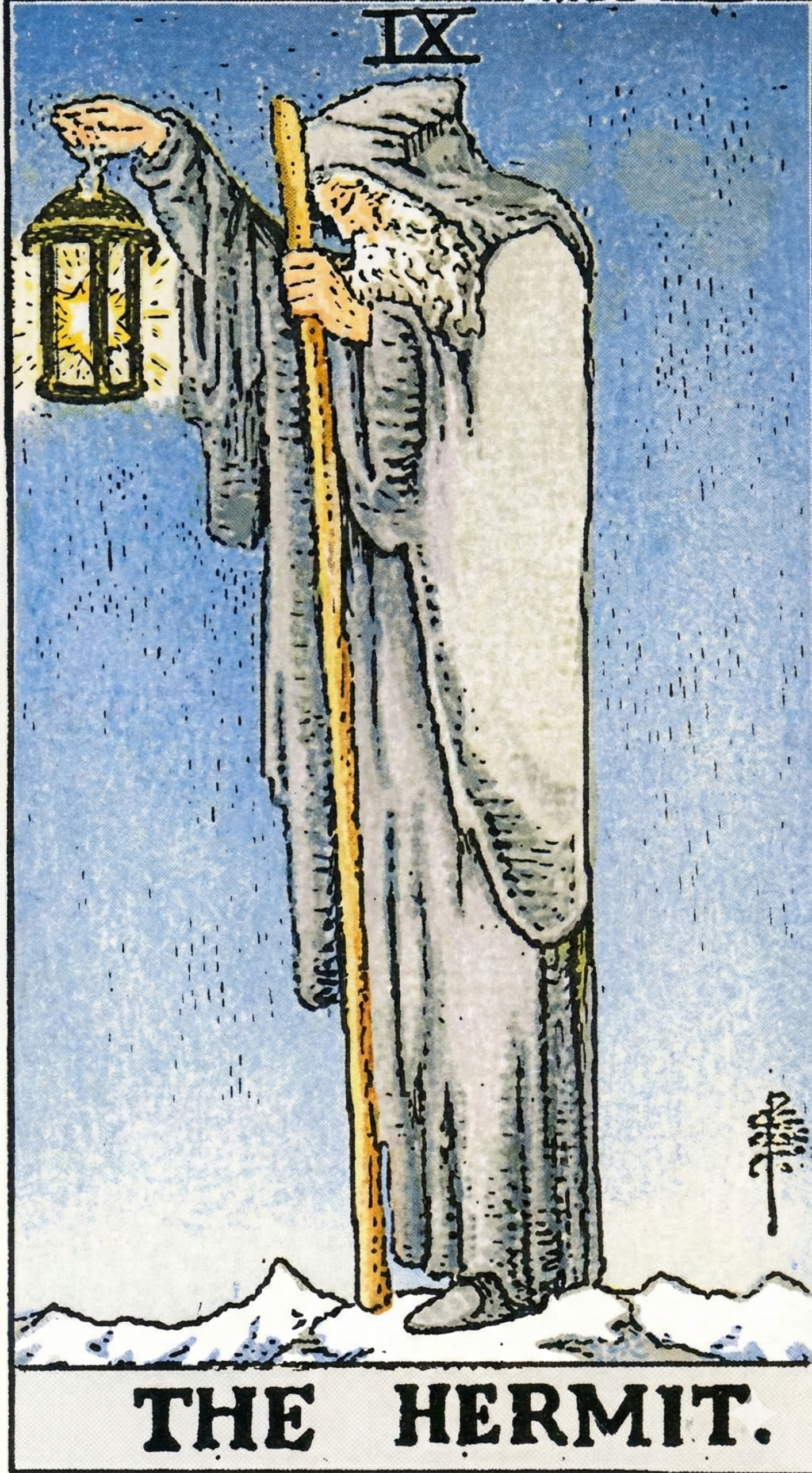 L’Eremita – Significato, Parole Chiave e Interpretazione nei Tarocchi
