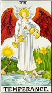 La temperanza - carta dei tarocchi
