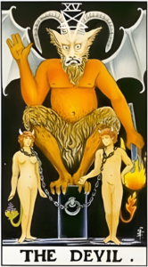 Il diavolo carta dei tarocchi