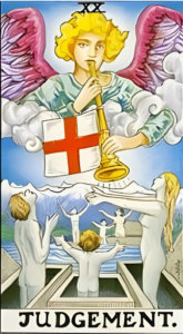 angelo del giudizio carta dei tarocchi